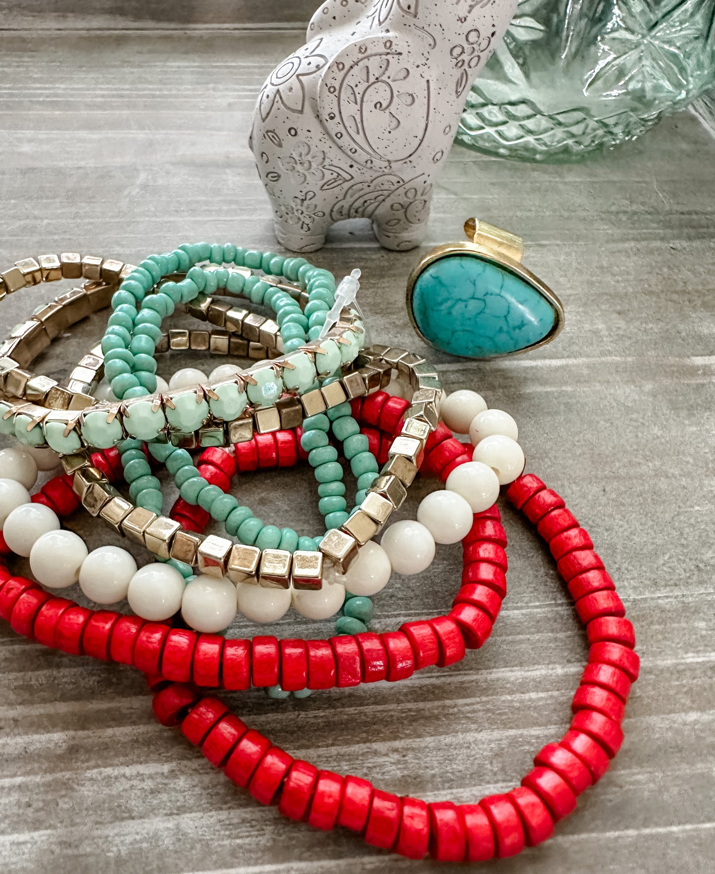Isla- Boho Beaded Stack